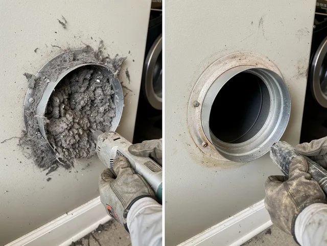Professional clogged vent cleaning by Savannah Dryer Vent Cleaning in Savannah